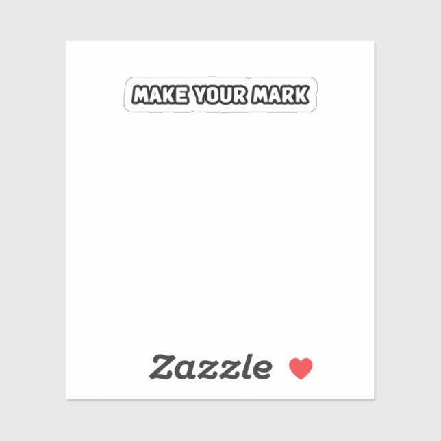 Make Your Mark Legacy Impact Contribution  Sticker (Sheet)