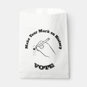Make Your Mark on History Favor Bag