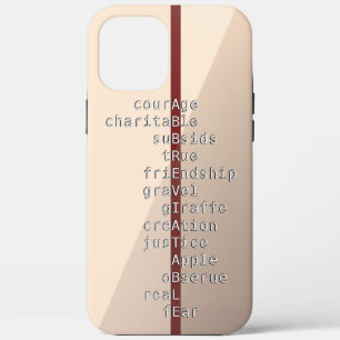 Make your name or message with Crosswords? Case-Ma iPhone 12 Pro Max Case