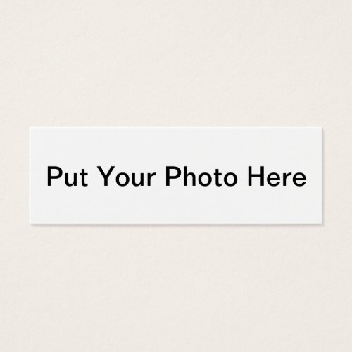 Make Your One Of A Kind Bookmark Business Card Template