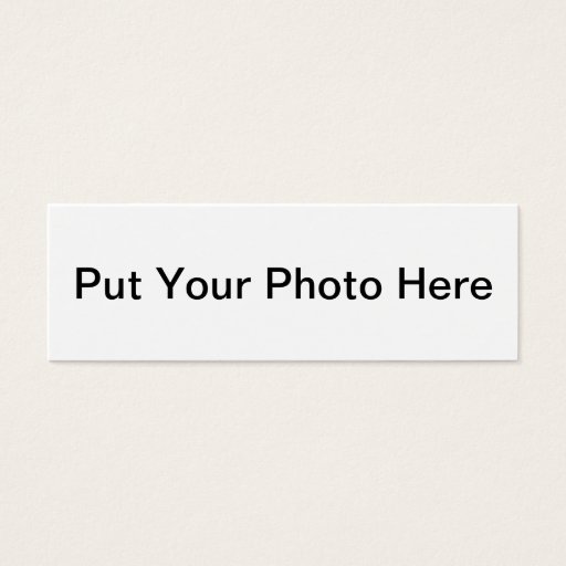 Customizable Make Your One Of A Kind Bookmark Business Card Template