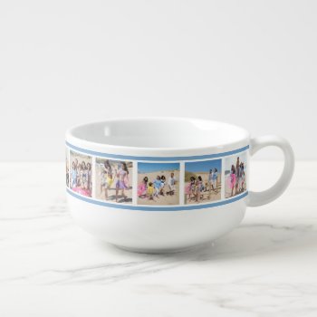 Make Your Own 12 Photo Personalized  Soup Mug by Ricaso at Zazzle