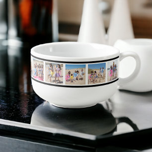 Make Your Own 12 Photo Personalized  Soup Mug