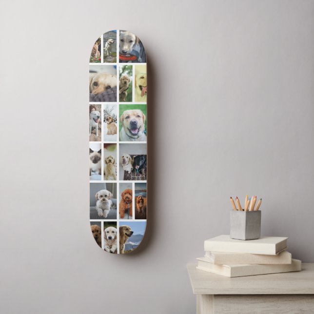 Make Your Own 18 Photo Template Custom Made Skateboard (Wall Art)