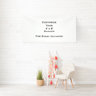 Make Your Own 4' x 8' Indoor Banner