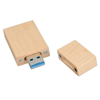 Make Your Own 64GB USB 3.0 Maple Wood Flash Drive
