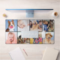 Make Your Own 8 Photo Collage Custom Desk Mat | Zazzle