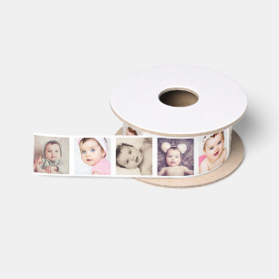 Make Your Own 8 Photo Personalized Satin Ribbon