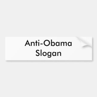 Make your own Anti-Obama bumper sticker! Short Sticker