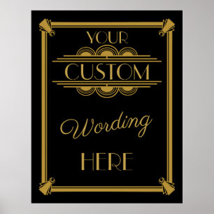 Make your own Art Deco Gatsby poster