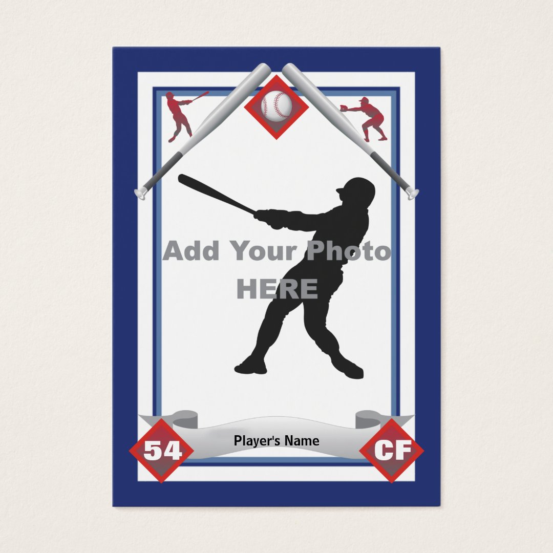 Make Your Own Baseball Card Zazzle