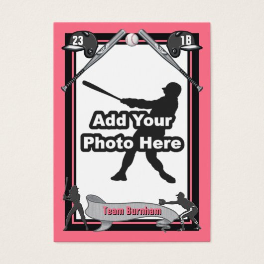 Make Your Own Baseball Card (Front)
