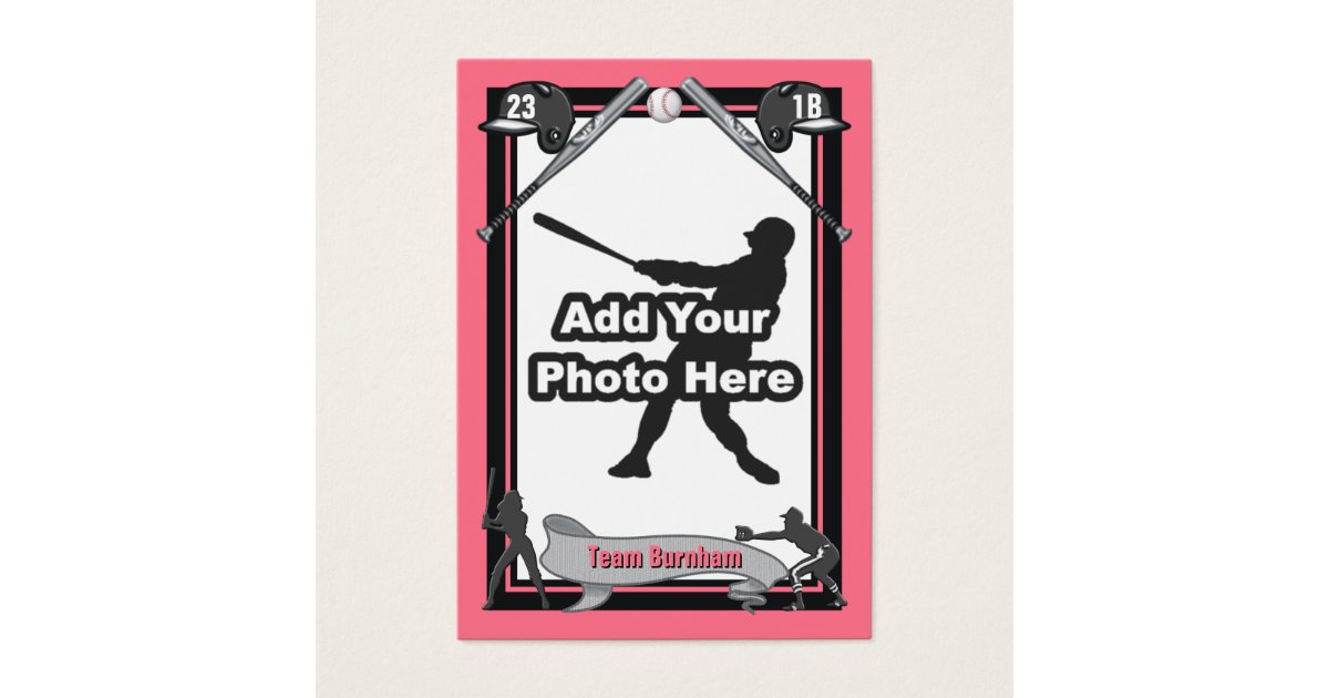 Make Your Own Baseball Card, Zazzle