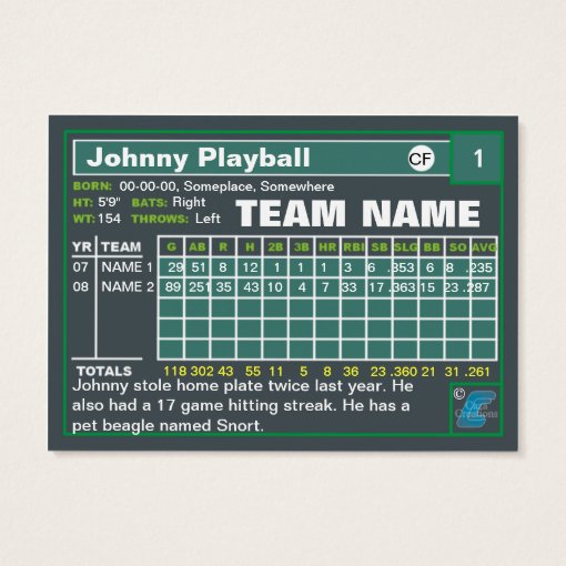 Make Your Own Baseball Card | Zazzle