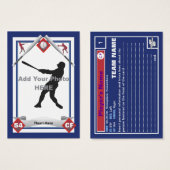 Make Your Own Baseball Card (Front & Back)