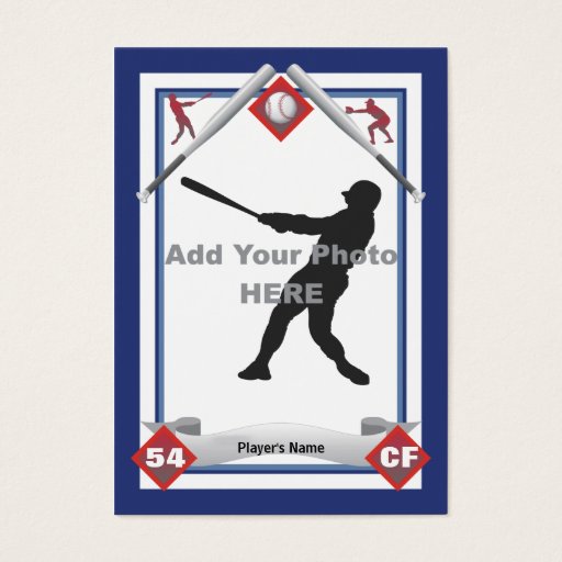 Customizable Make Your Own Baseball Card Business Card