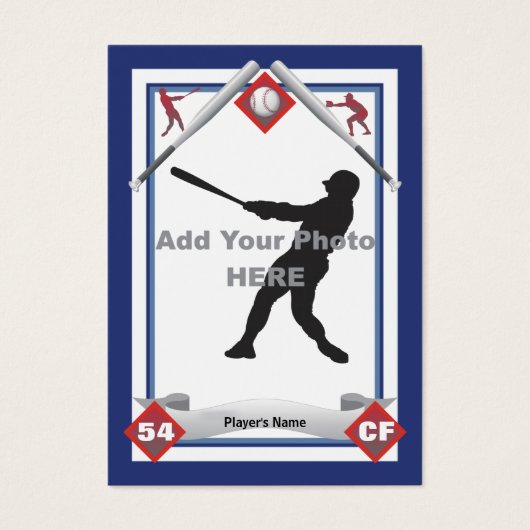 Make Your Own Baseball Card (Front)