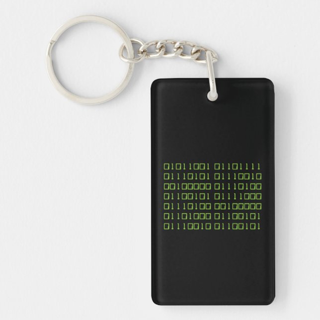 Make your own binary key chain (Front)