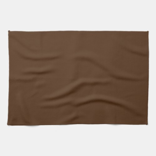Make Your Own Brown Solid Color Blank Trendy Kitchen Towel