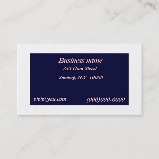 Customizable Make Your own Business Card