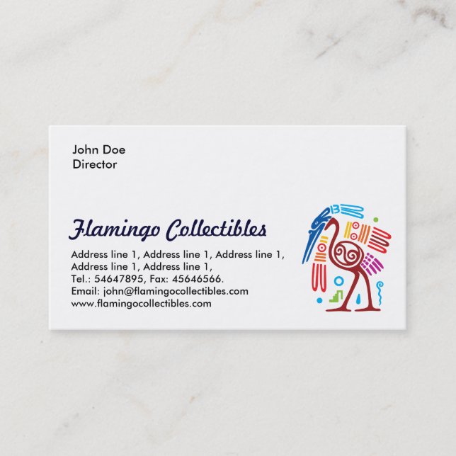 Make your own business card, fully customizable card (Front)