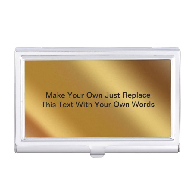 Make Your Own Business Card Holder (Front)