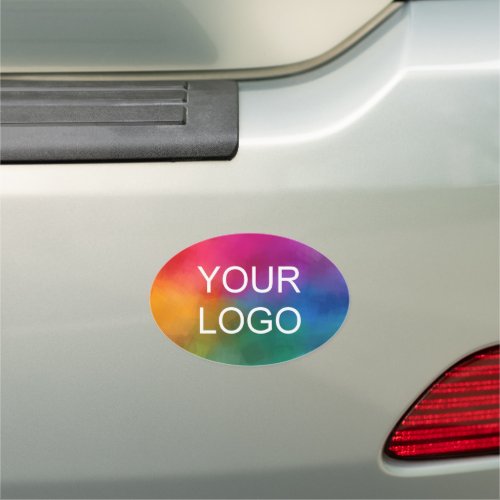 Make Your Own Business Logo Template Large Oval Car Magnet