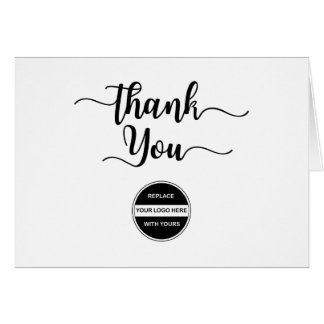 Make Your Own Business Thank Yous Card