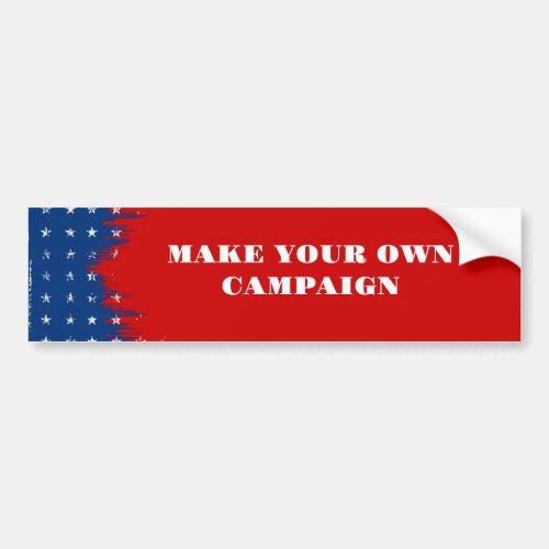 Make Your Own Campaign Template Bumper Sticker