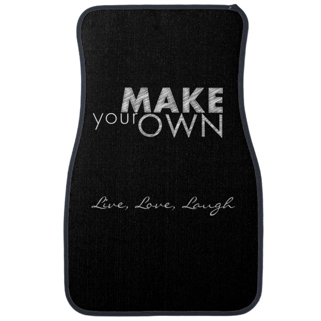 Make Your Own car mats (Front)