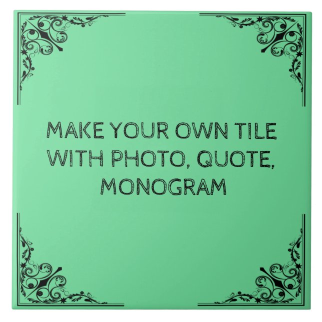 MAKE YOUR OWN CERAMIC TILE (Front)