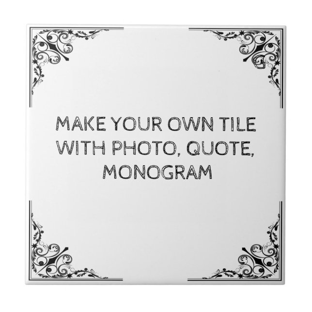 MAKE YOUR OWN CERAMIC TILE (Front)