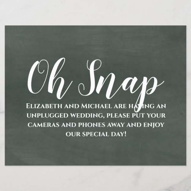 Make Your Own Chalkboard Wedding Sign Budget (Front)