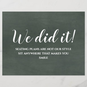 Make Your Own Chalkboard Wedding Sign Budget