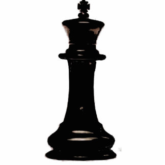 Make your own chess set Black King Cutout