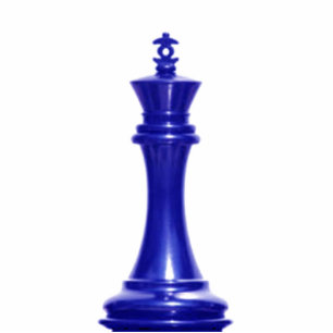 Make your own chess set Blue King Statuette