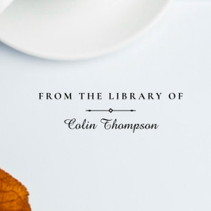 Make Your Own Classic Script From The Library Of Self-inking Stamp
