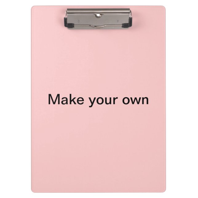Make your own clipboard (Front)