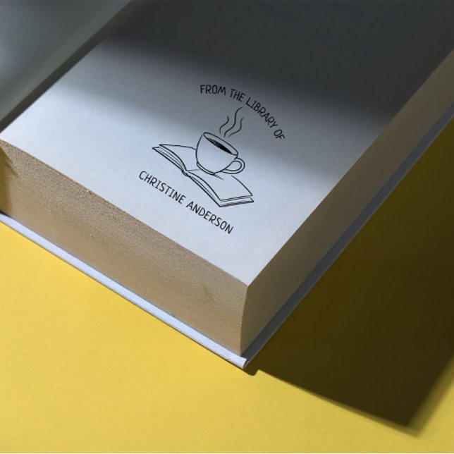 Make Your Own | Coffee Cup | From The Library Of Self-inking Stamp (Creator Uploaded)