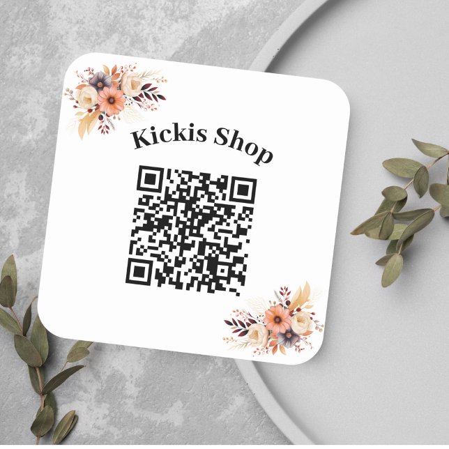 Make Your Own Company QR Code Sticker (Make Your Own Company QR Code Sticker)