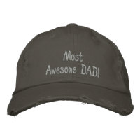 Make Your Own Cool Fathers Day Frayed Baseball Cap
