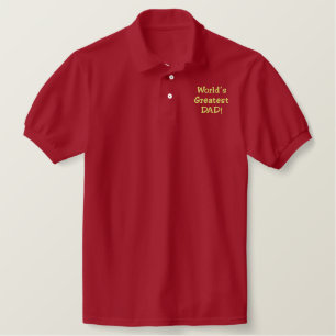 Make Your Own Cool Fathers Day Polo Golf Shirts!