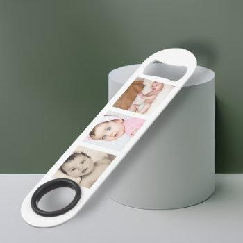 Make Your Own Custom 6 Photo Personalized Bar Key by Ricaso at Zazzle