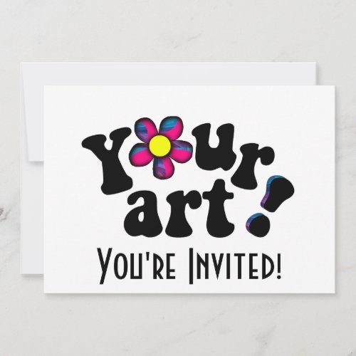Make your Own Custom Artwork or Photo Invitation