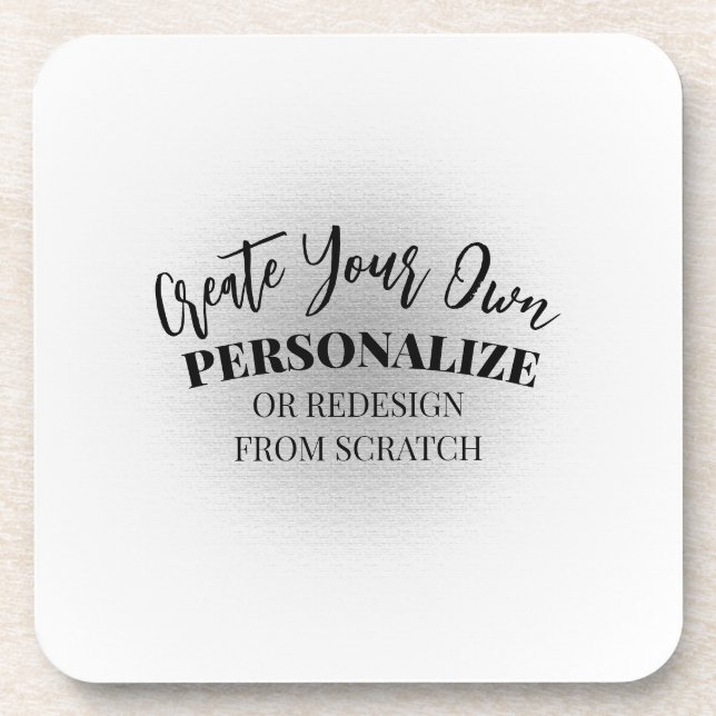 Make Your Own Custom Beverage Coaster (Front)