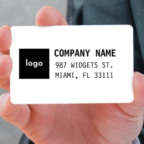 Make Your Own Custom Company Logo  Address Self_inking Stamp