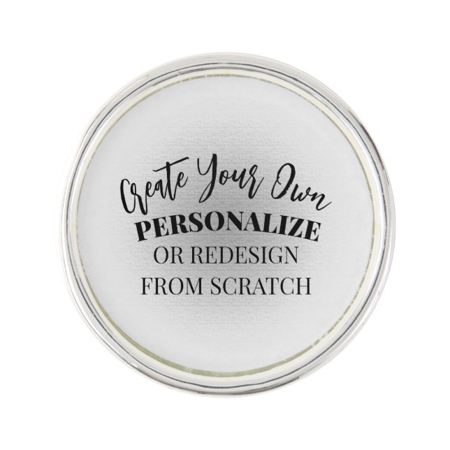 Make Your Own Custom Lapel Pin (Front)