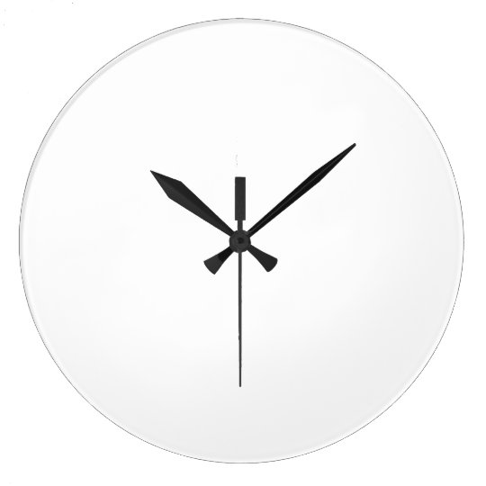 Make Your Own Custom Large Round Wall Clocks Zazzle