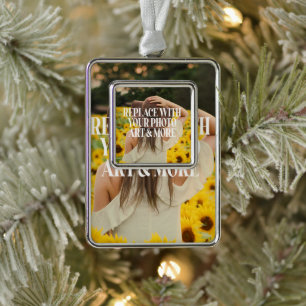 Make your own custom made personalized christmas ornament