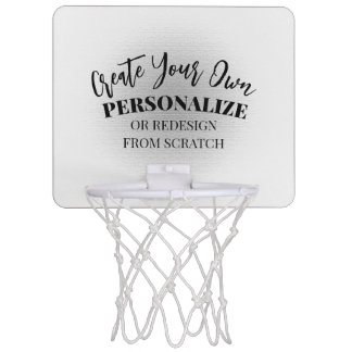 Make Your Own Custom Mini Basketball Hoop